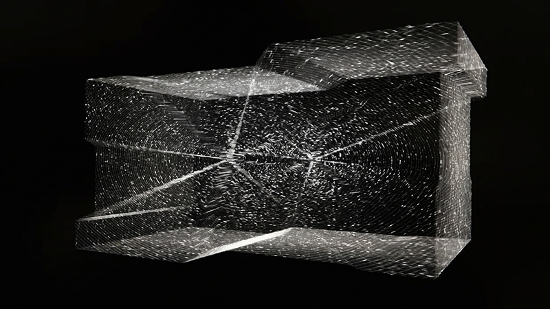 Audi Entity Interaktive Partikel-Skulptur