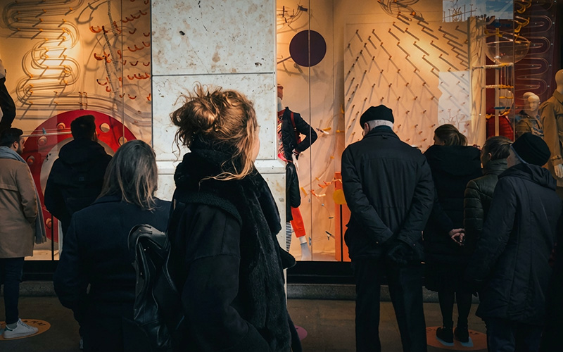 Ludwig Beck Interaktive Kugelbahn